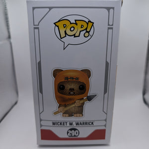 #290 Wicket W Warrick - Star Wars - Pop! Vinyl Figure FRENLY BRICKS - Open 7 Days