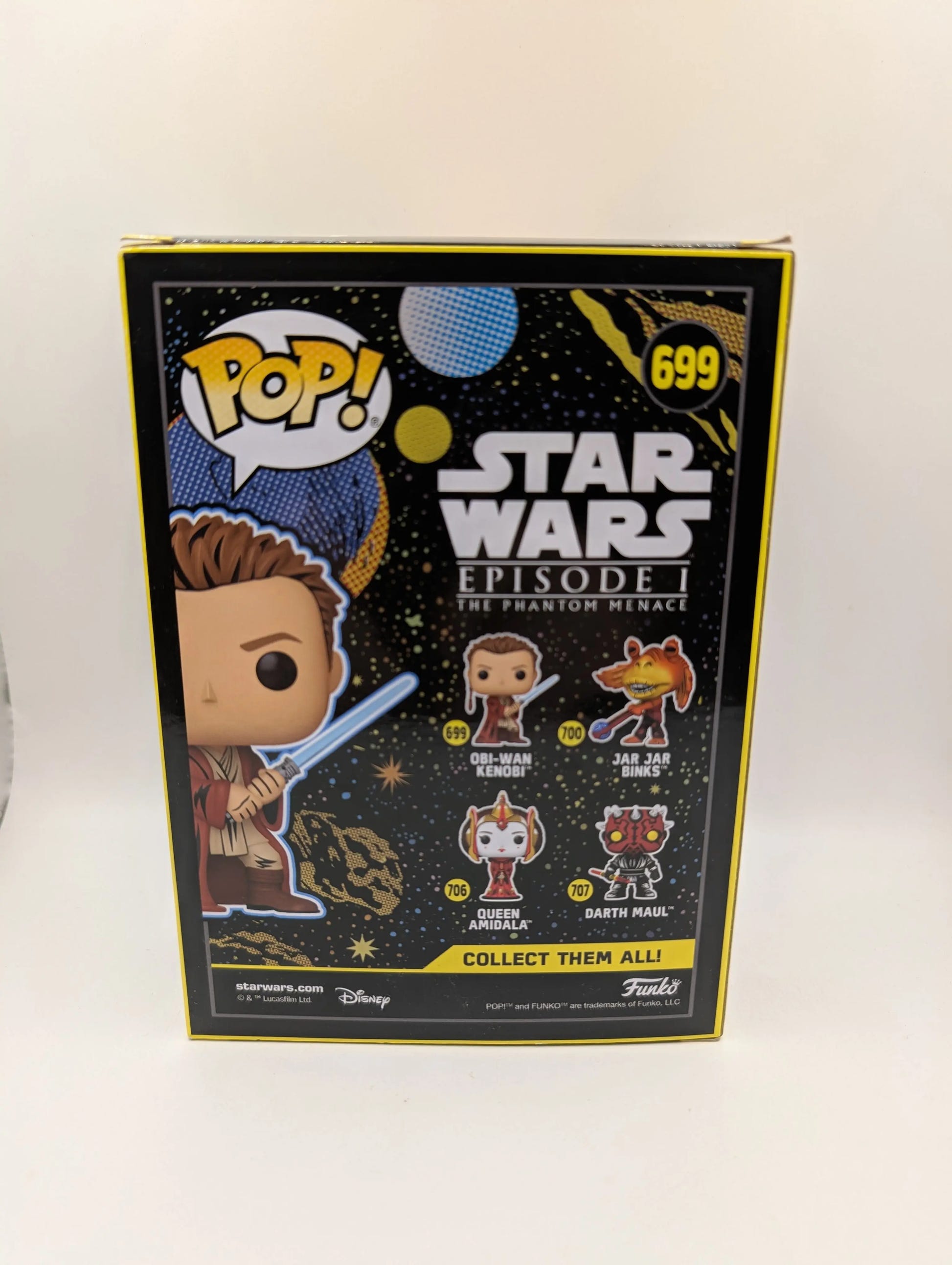 Star Wars: Phantom Menace 25th Anni - Obi-Wan Kenobi Pop! Vinyl Figure (RS) #699 FRENLY BRICKS - Open 7 Days image 3