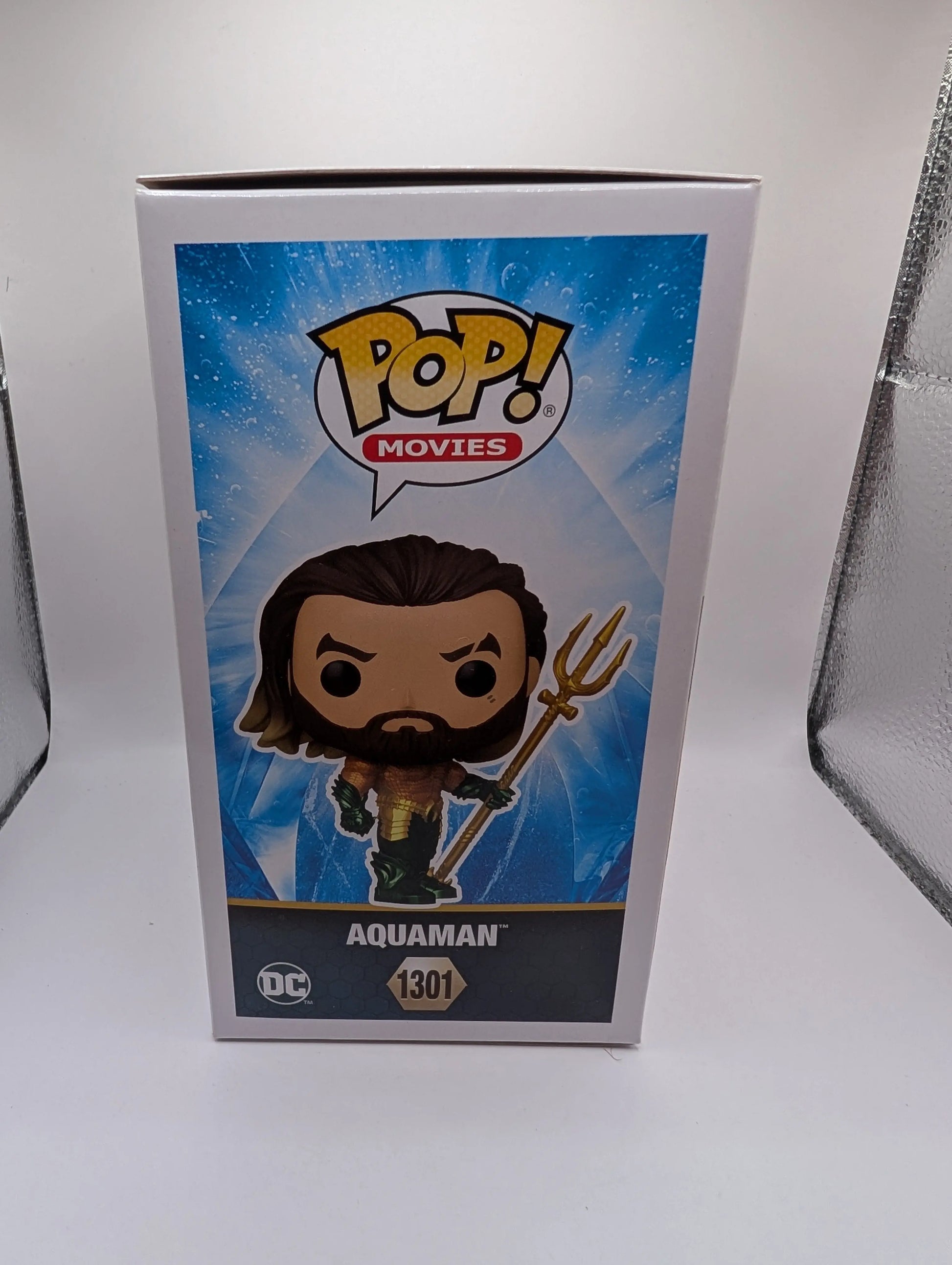 FUNKO POP DC AQUAMAN & THE LOST KINGDOM AQUAMAN DIAMOND GLITTER #1301 EXCLUSIVE FRENLY BRICKS - Open 7 Days