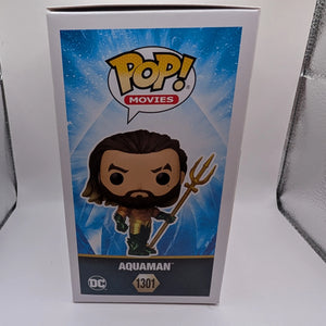 FUNKO POP DC AQUAMAN & THE LOST KINGDOM AQUAMAN DIAMOND GLITTER #1301 EXCLUSIVE FRENLY BRICKS - Open 7 Days