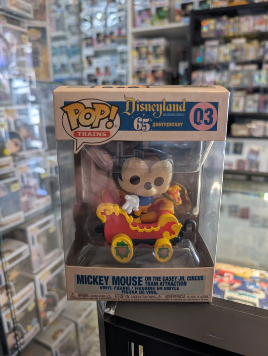 Mickey Mouse on Casey JR. 65th Anniversary Disneyland Resort 03 Funko Pop Vinyl FRENLY BRICKS - Open 7 Days