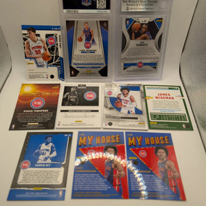 Detroit Pistons NBA Basketball Card Lot, Rookies, Patch, Auto, Cade Cunningham FRENLY BRICKS - Open 7 Days