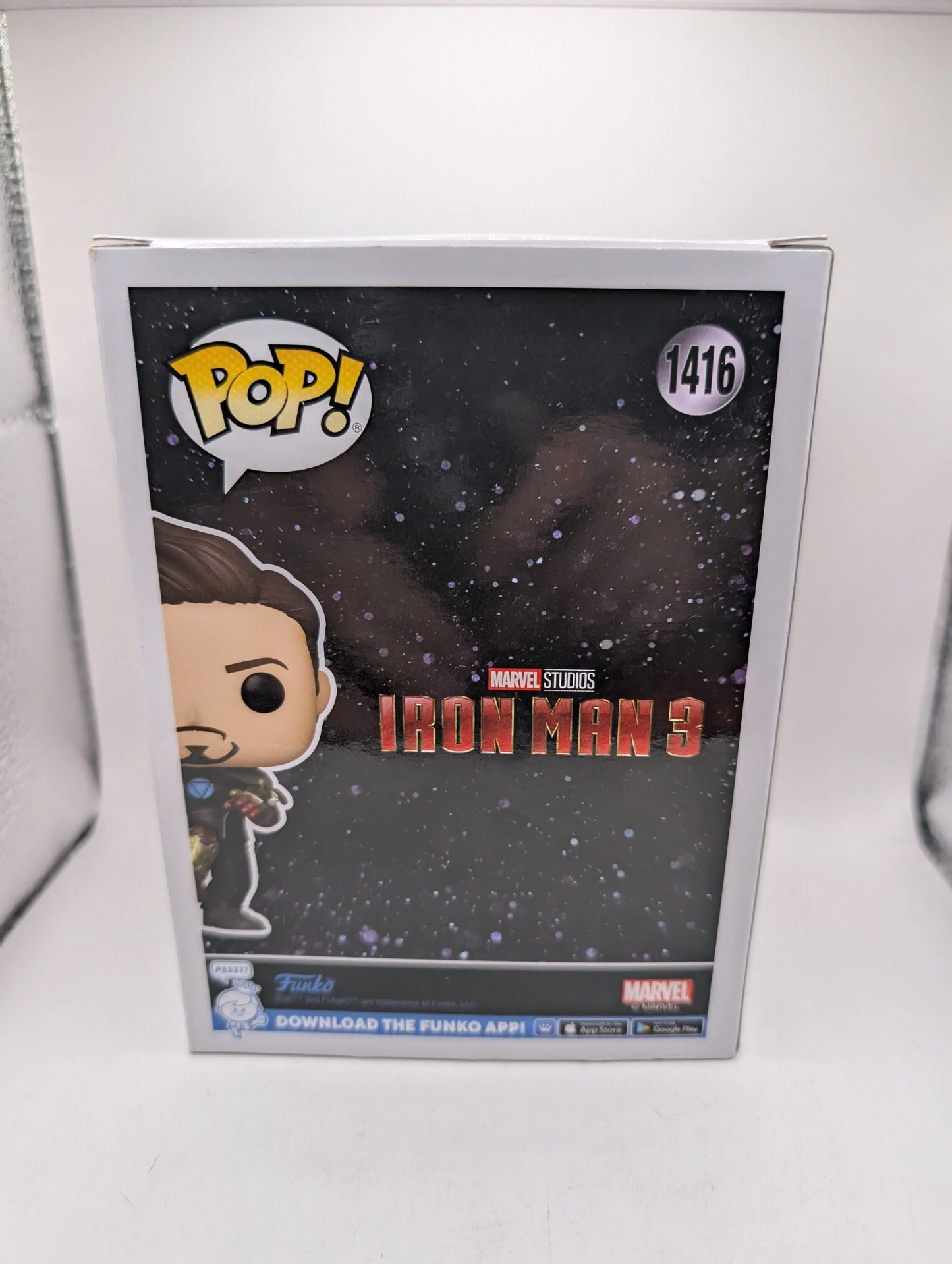 Tony Stark (Glow) 1416 ~ Marvel: Avengers - The Infinity Saga ~ Funko Pop Vinyl FRENLY BRICKS - Open 7 Days