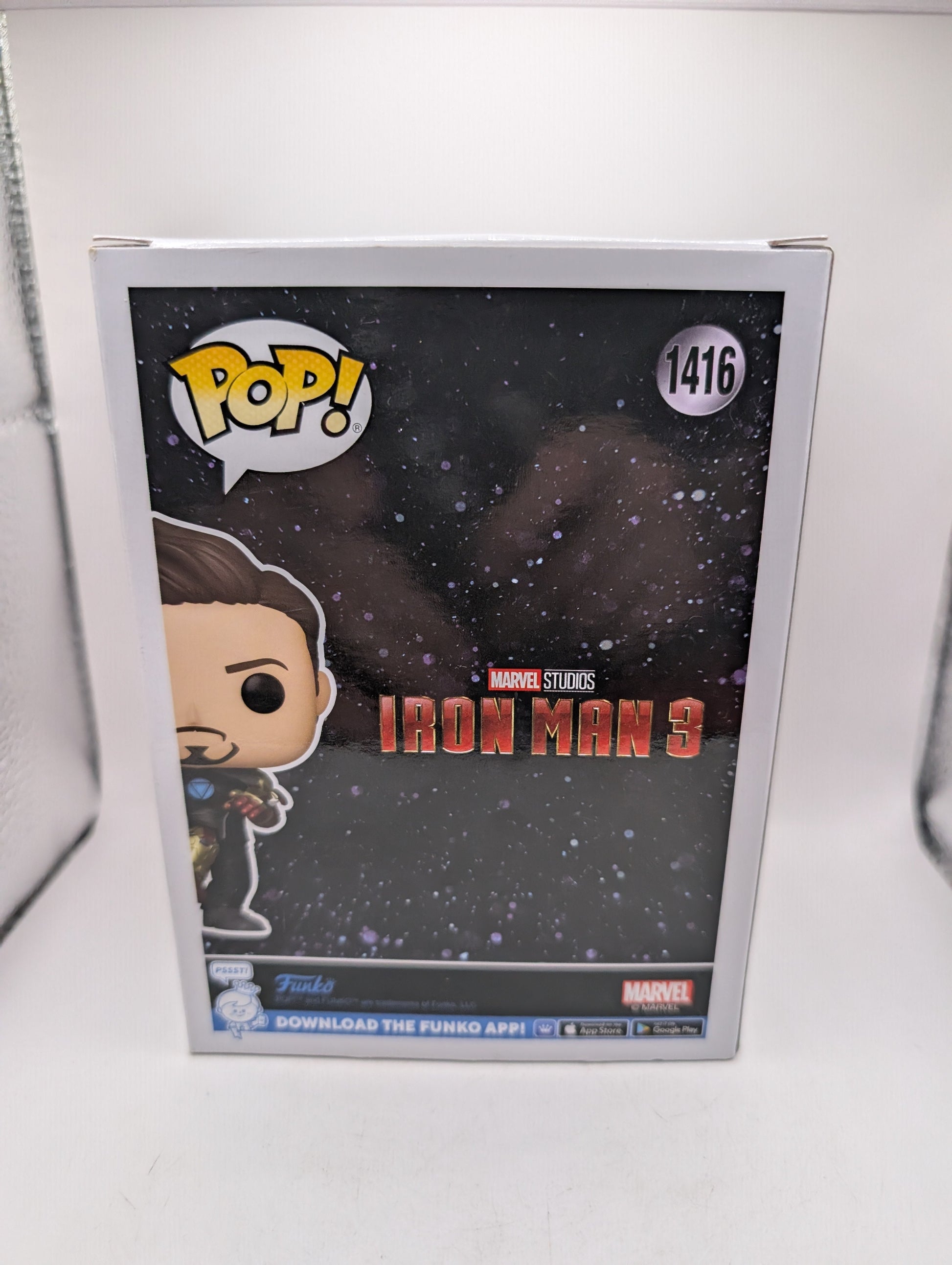 Tony Stark (Glow) 1416 ~ Marvel: Avengers - The Infinity Saga ~ Funko Pop Vinyl FRENLY BRICKS - Open 7 Days