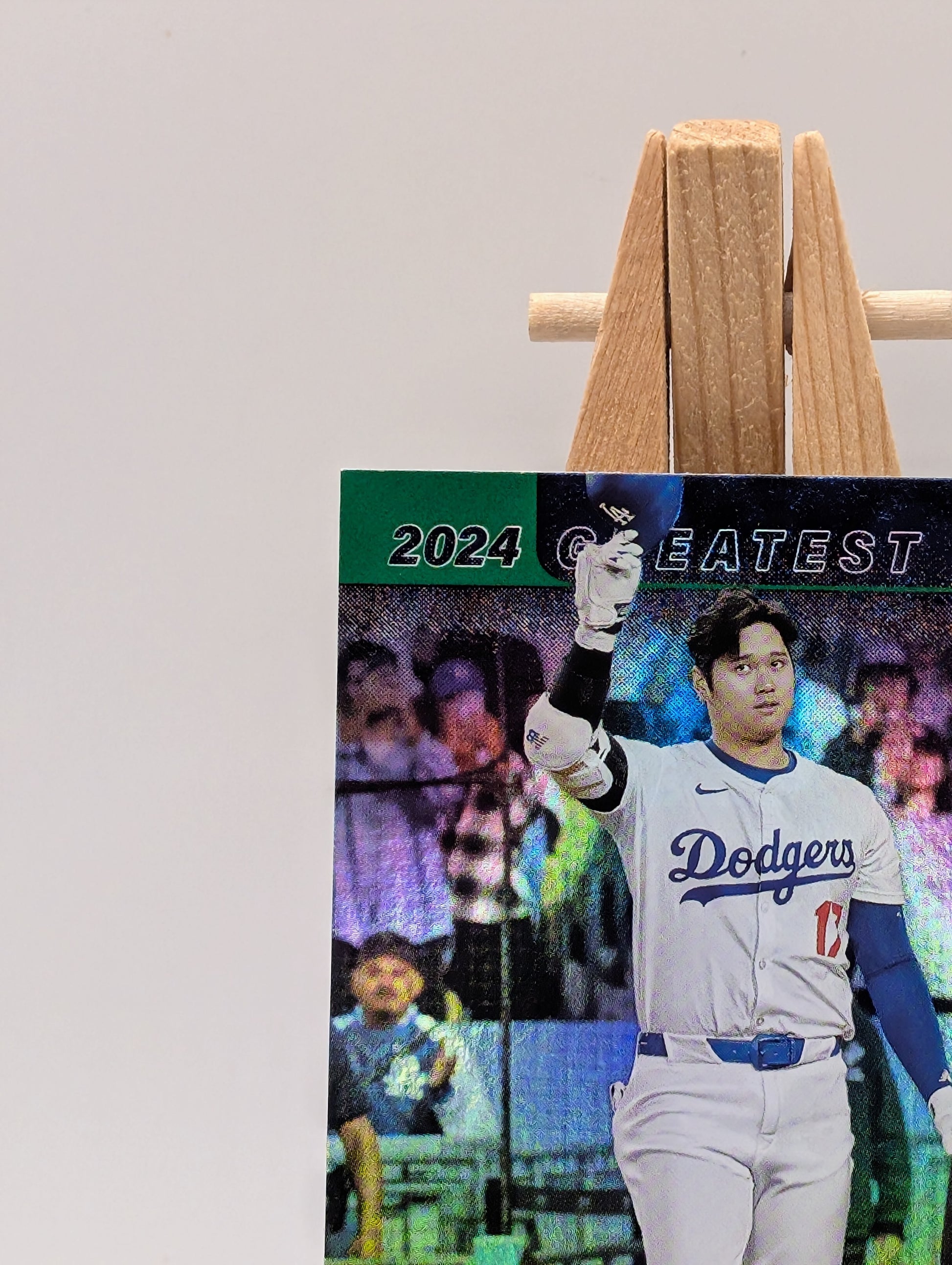 2025 Topps Series 1 Greatest Hits Shohei Ohtani #GH25 50/50 Green Foil /99 MVP