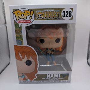 Funko Pop! One Piece Nami Vinyl Figure #328 FRENLY BRICKS - Open 7 Days