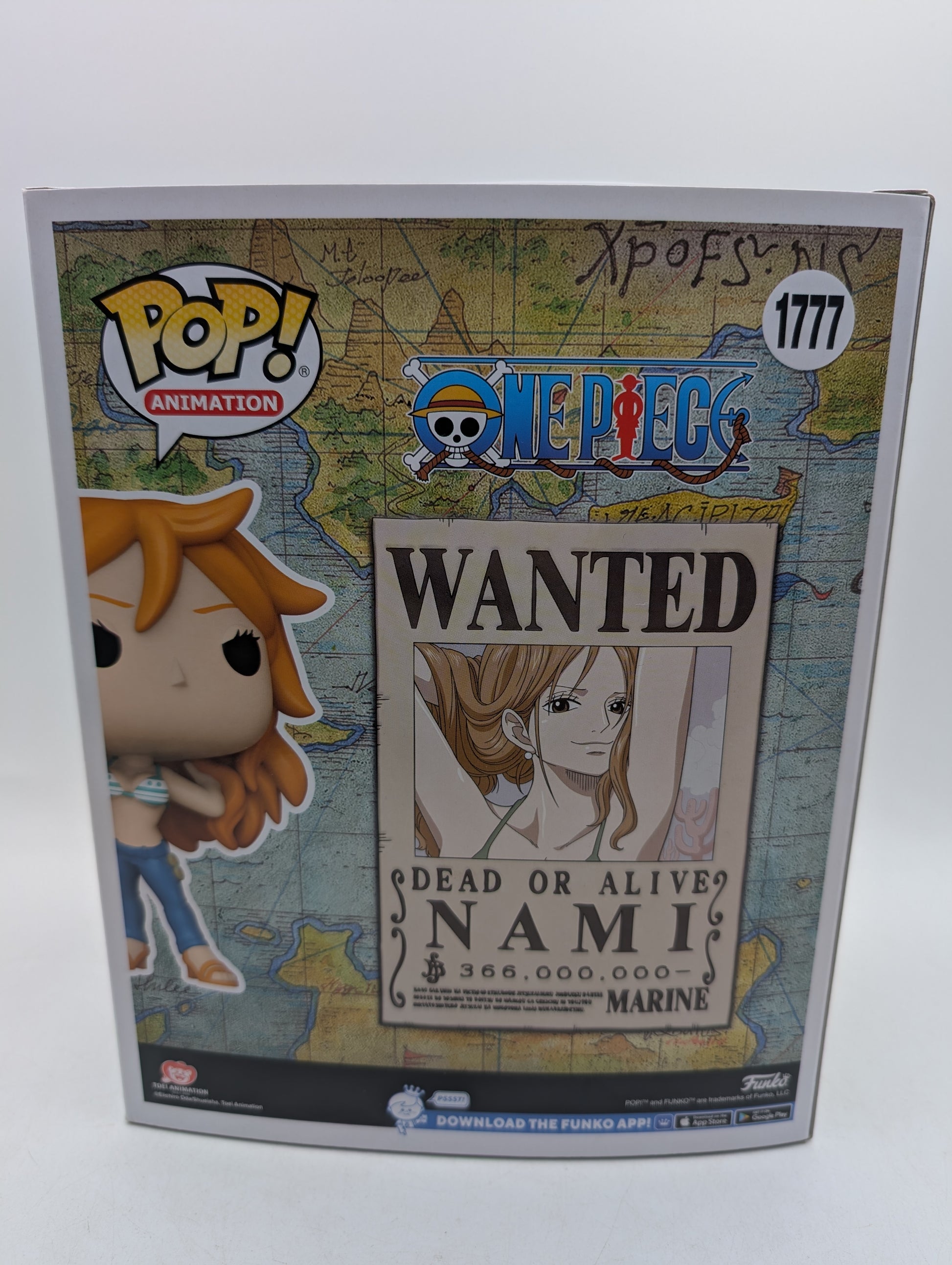 Funko Pop! One Piece Wanted Poster Nami #1777 Funko Special Edition image 5