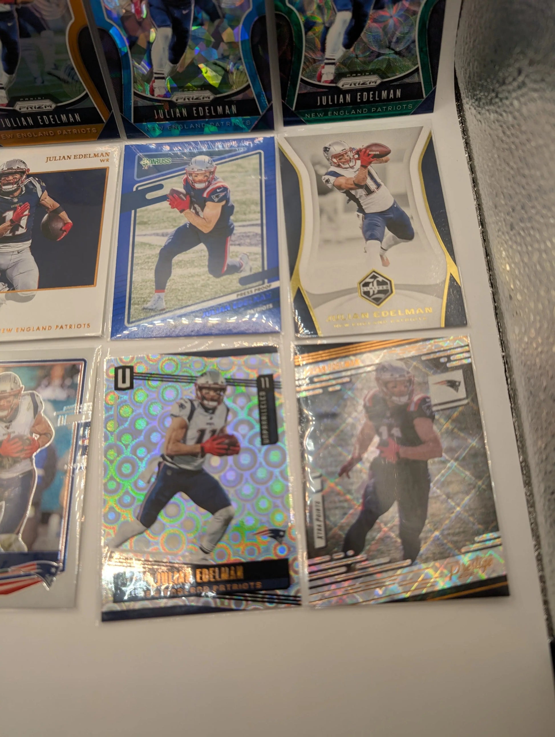 NFL Patriots Lot Bundle, Numbered, 12 Card Lot Gridiron FRENLY BRICKS - Open 7 Days