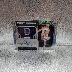 Mac McClung Rookie Auto 2022-23 Panini Prizm Fast Break Autograph Dunk Champion FRENLY BRICKS - Open 7 Days