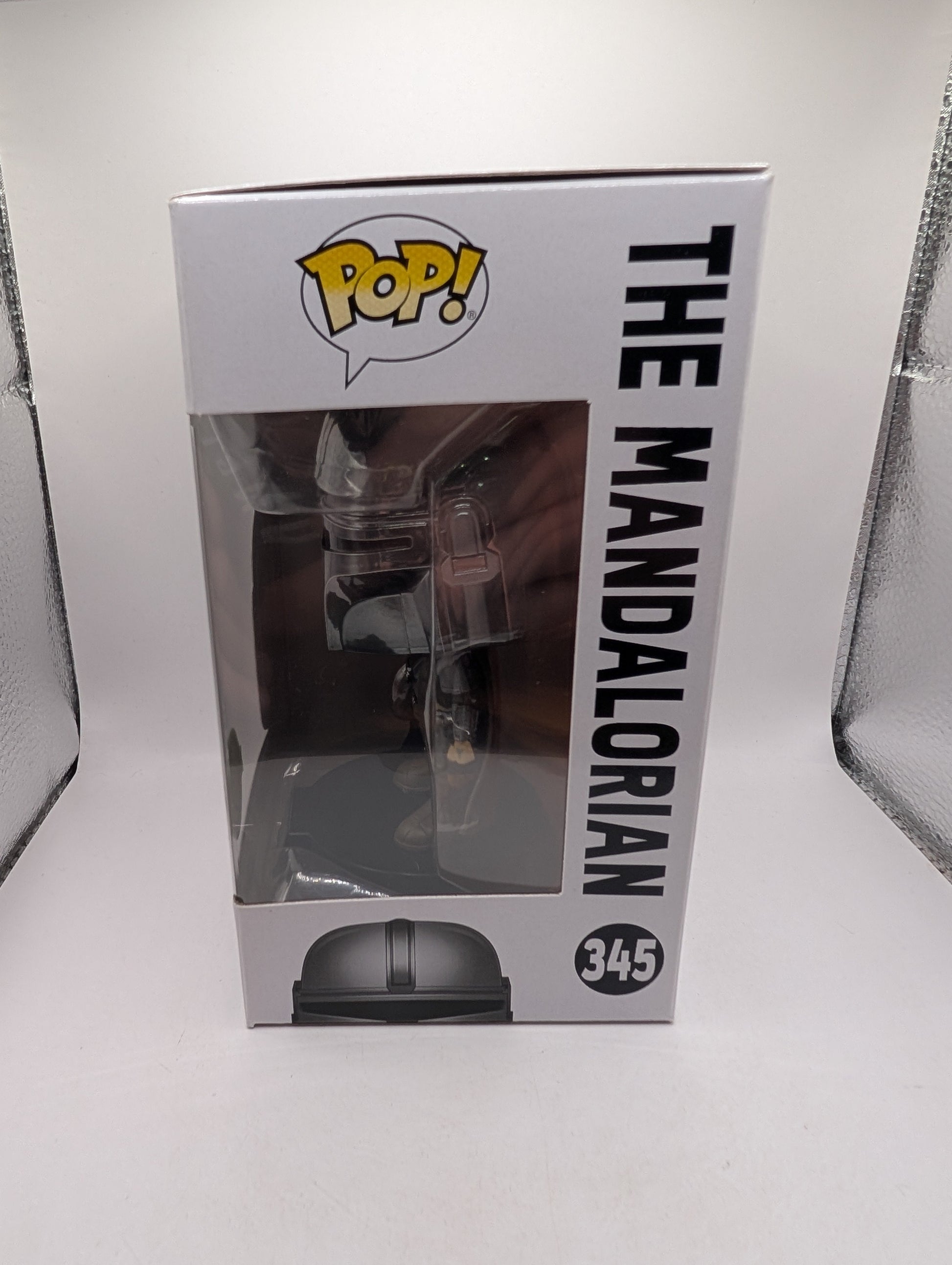 Pop Vinyl Funko Star Wars - Mandalorian 345 Special Edition Chrome FRENLY BRICKS - Open 7 Days