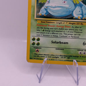 Pokémon TCG Venusaur Base Set 15/102 Holo Unlimited Holo Rare FRENLY BRICKS - Open 7 Days