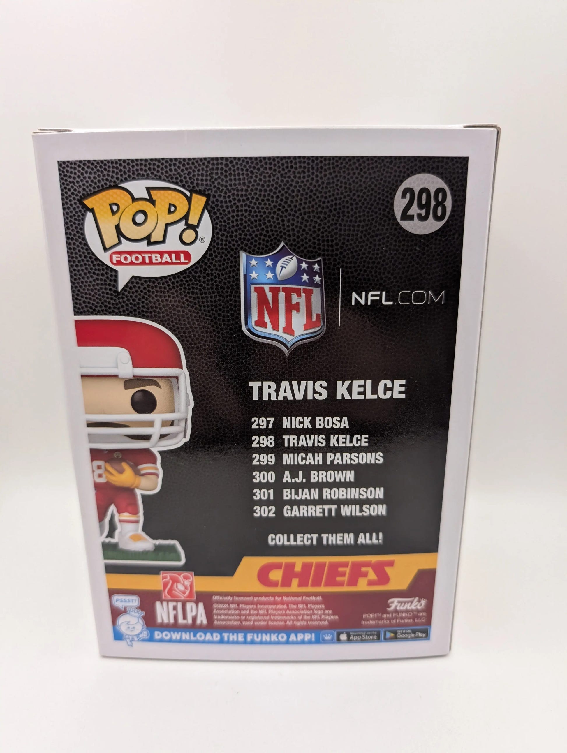 TRAVIS KELCE Funko Pop! NFL Vinyl Figure #298 Kansas City Chiefs FRENLY BRICKS - Open 7 Days image 3