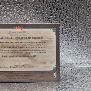 2005-06   Greats of the Game   Autographs #GGPA   Paul Arizin  Basketball FRENLY BRICKS - Open 7 Days