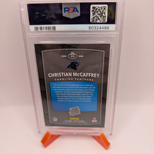 2017 Panini Donruss Rated Rookie Christian McCaffrey 318 PSA 9 FRENLY BRICKS - Open 7 Days