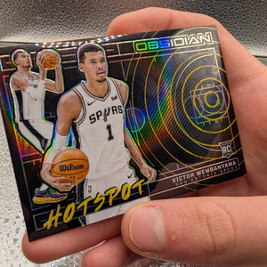 Victor Wembanyama Obsidian Hotspot RC 21/25 FRENLY BRICKS - Open 7 Days