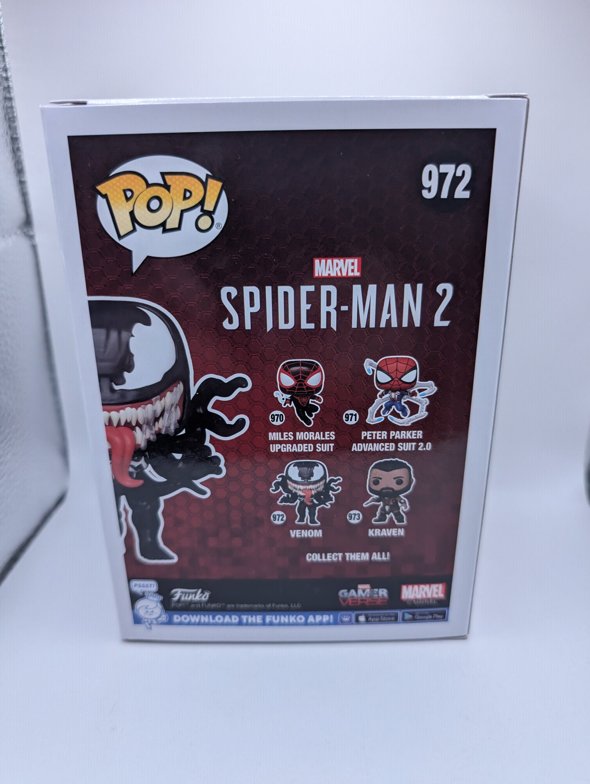 VENOM SPIDER-MAN 972 Funko Pop Vinyl FRENLY BRICKS - Open 7 Days