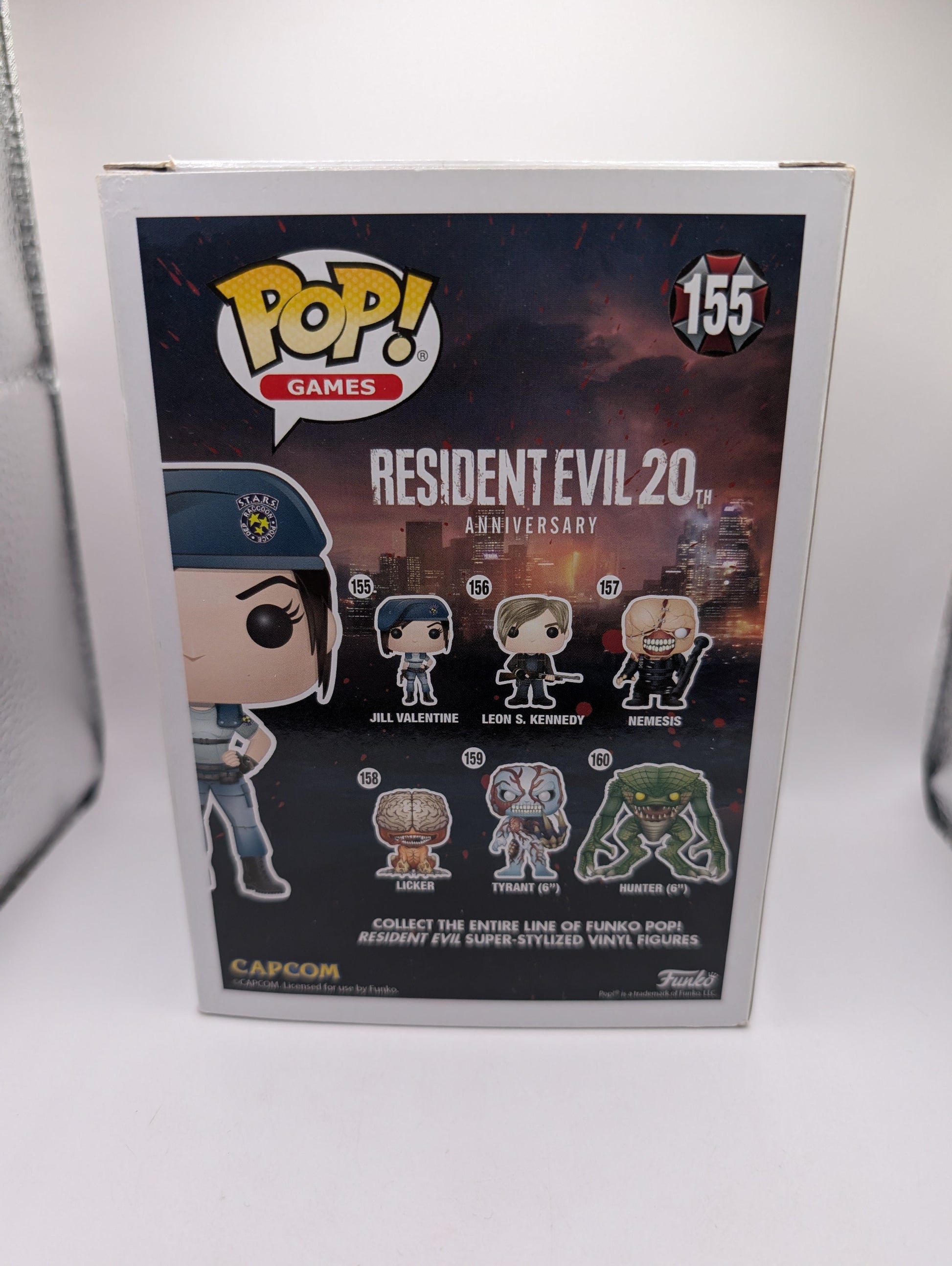 Funko Pop! Games Vinyl - Resident Evil - Jill Valentine #155 Vaulted Rare Figure FRENLY BRICKS - Open 7 Days