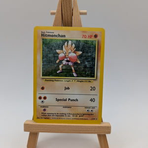 Hitmonchan - 7/102 - Base Set Unlimited 1999 - WOTC - Holo Pokemon TCG HP FRENLY BRICKS - Open 7 Days