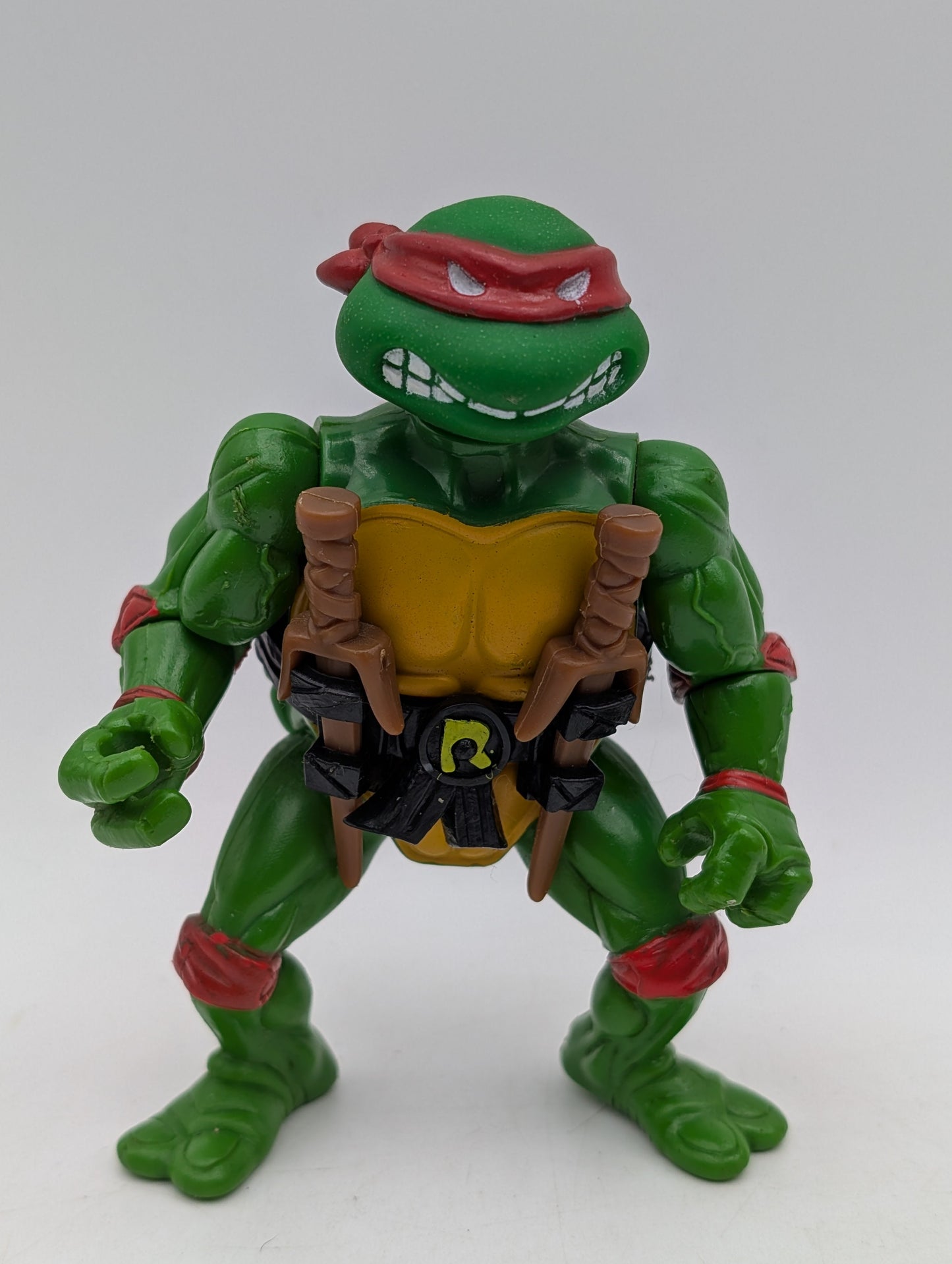 Soft Head Raphael Vintage TMNT Teenage Mutant Ninja Turtles Figure 1988 Raph FRENLY BRICKS - Open 7 Days