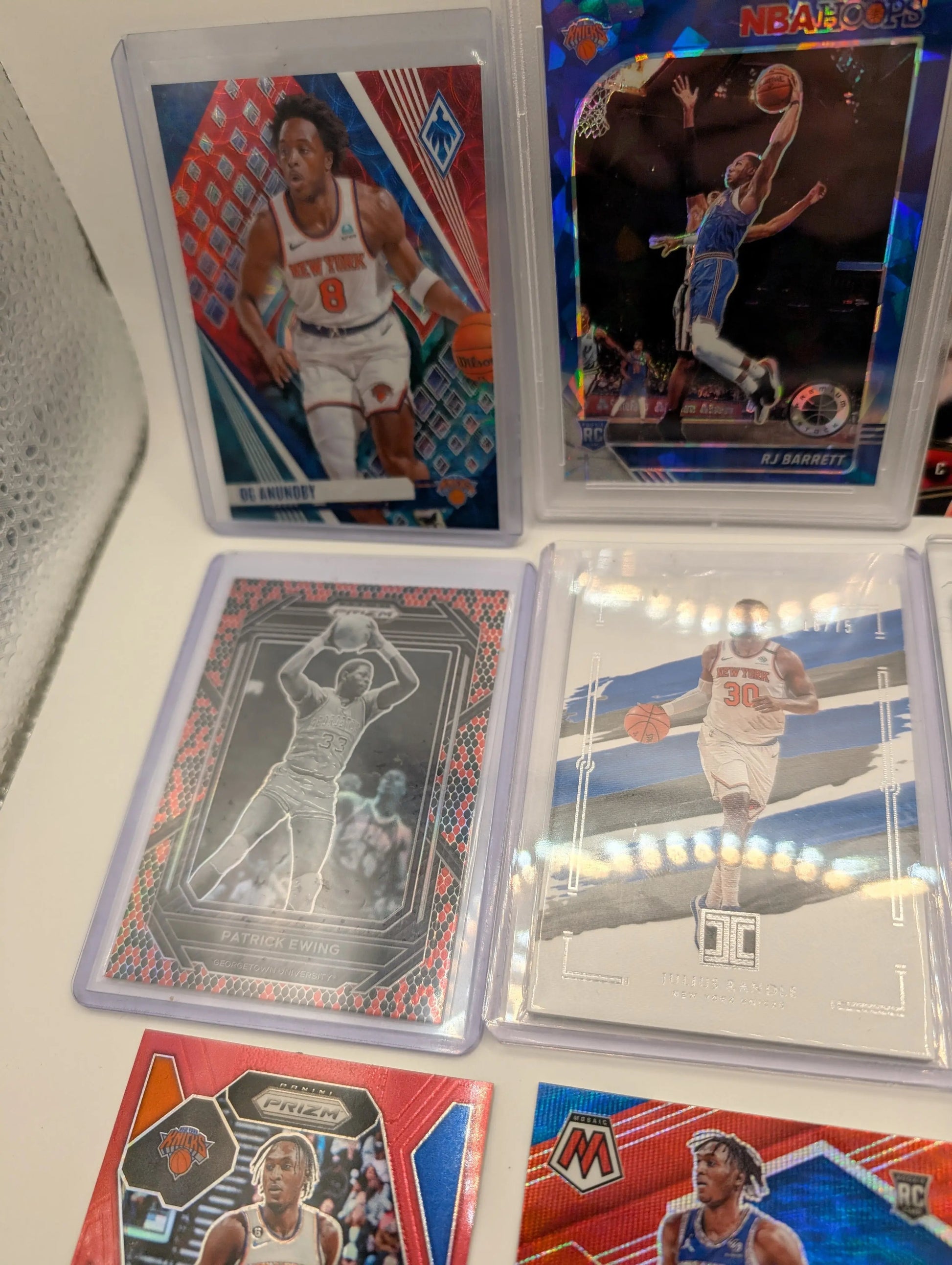 New York Knicks NBA Basketball Card Lot, Rookies, Patch, Auto, Graded, RJ Barret FRENLY BRICKS - Open 7 Days