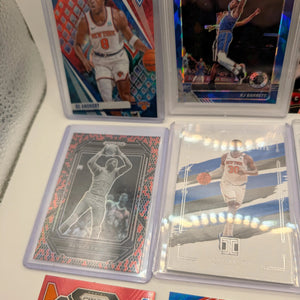 New York Knicks NBA Basketball Card Lot, Rookies, Patch, Auto, Graded, RJ Barret FRENLY BRICKS - Open 7 Days