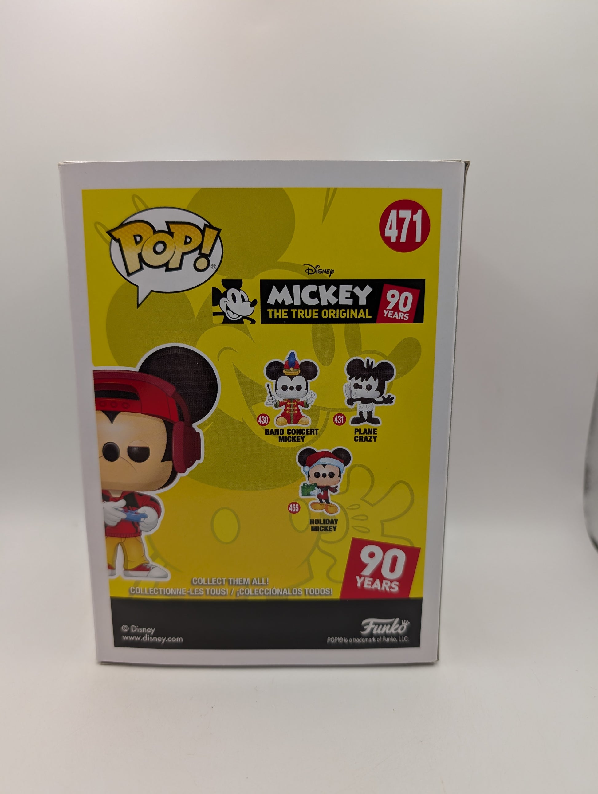Gamer Mickey 471 ~ Disney: Mickey The True Original ~ 90 Years ~ Funko Pop Vinyl