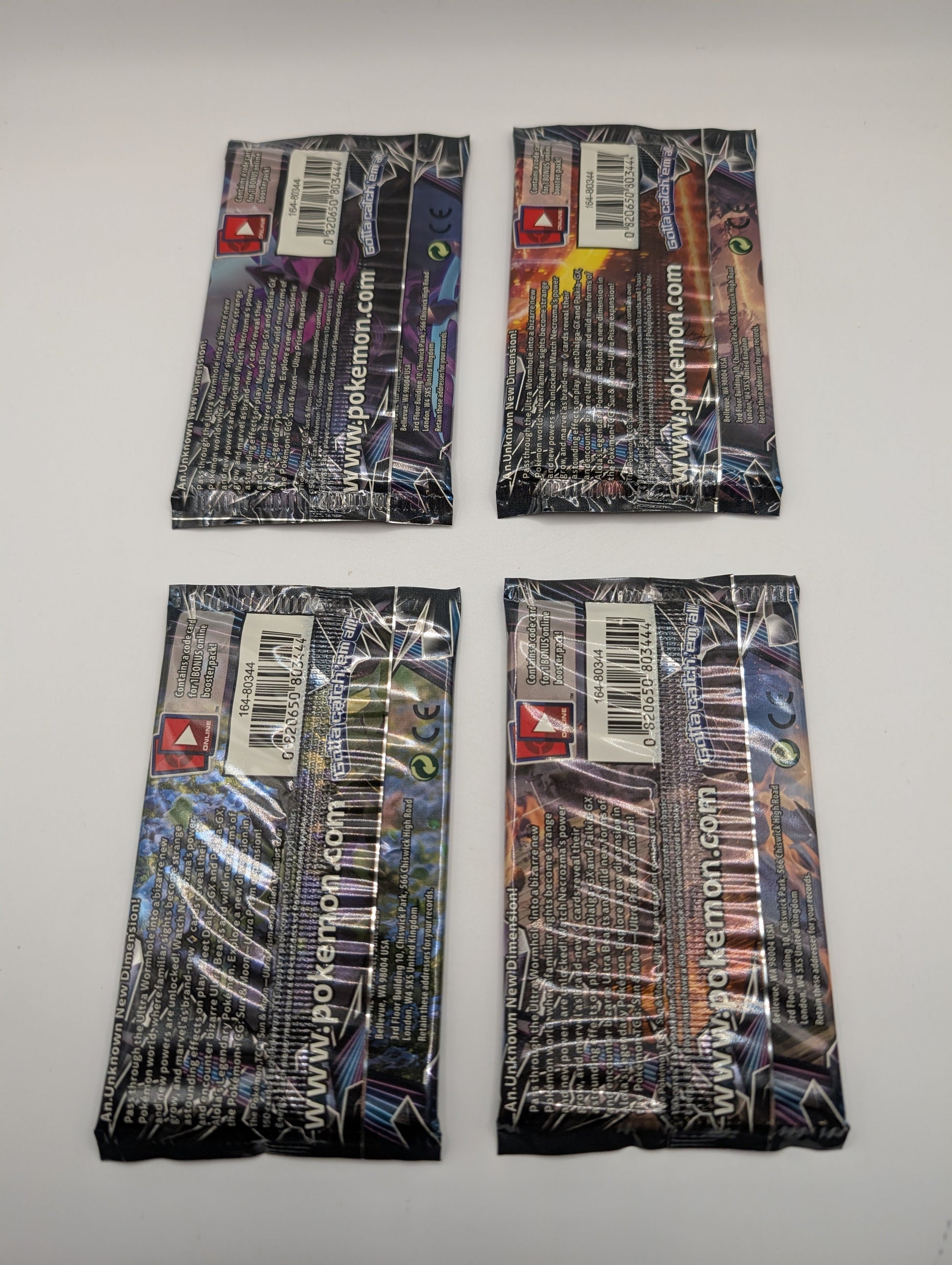 Pokemon Ultra Prism Booster Pack x4 Art Set Sealed FRENLY BRICKS - Open 7 Days
