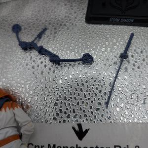 GI Joe Dollar General Storm Shadow orange white loose figure 2013 Ninja TGin Zu FRENLY BRICKS - Open 7 Days