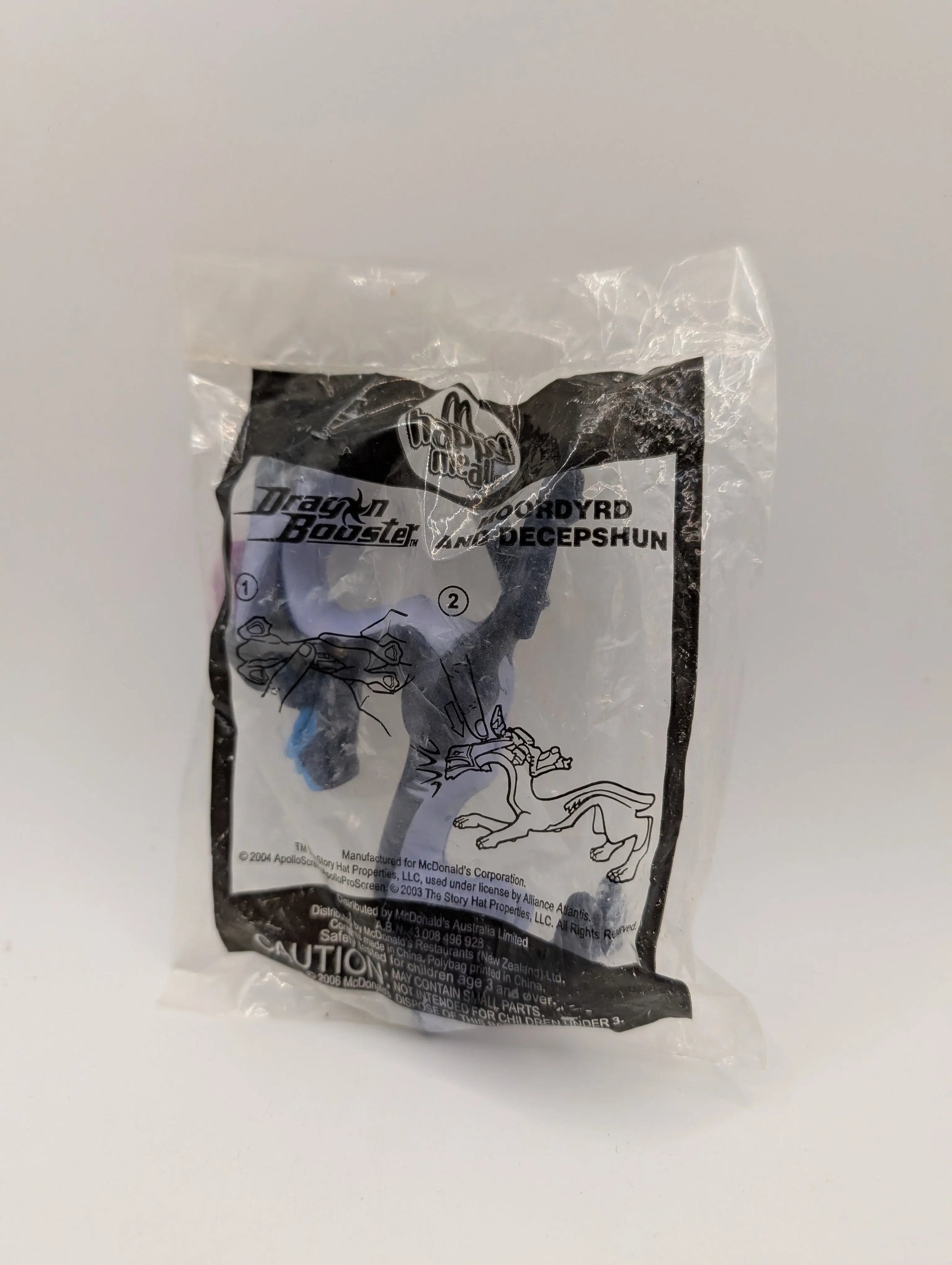 2006 Dragon Booster McDonalds Happy Meal Toy - Moordryd & Decepshun #6 Sealed FRENLY BRICKS - Open 7 Days