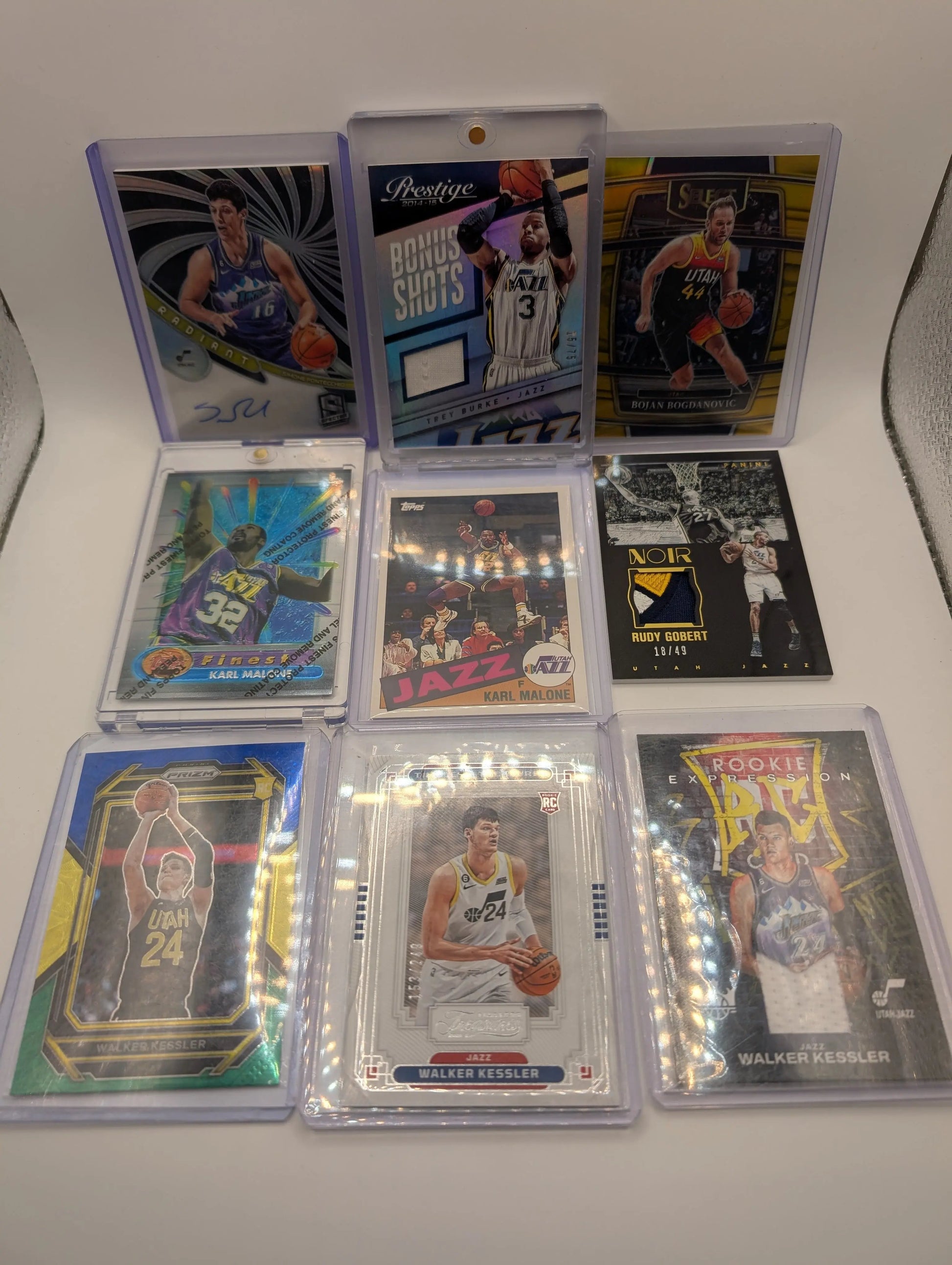 Utah Jazz NBA Basketball Card Lot, Rookies, Patch, Auto, Numbered, Karl Malone FRENLY BRICKS - Open 7 Days