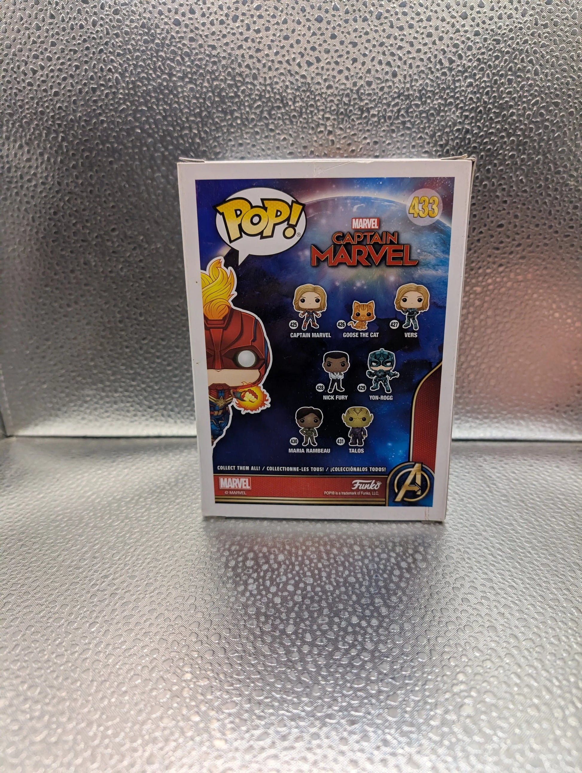 FUNKO Pop Vinyl Captain Marvel #433 FRENLY BRICKS - Open 7 Days