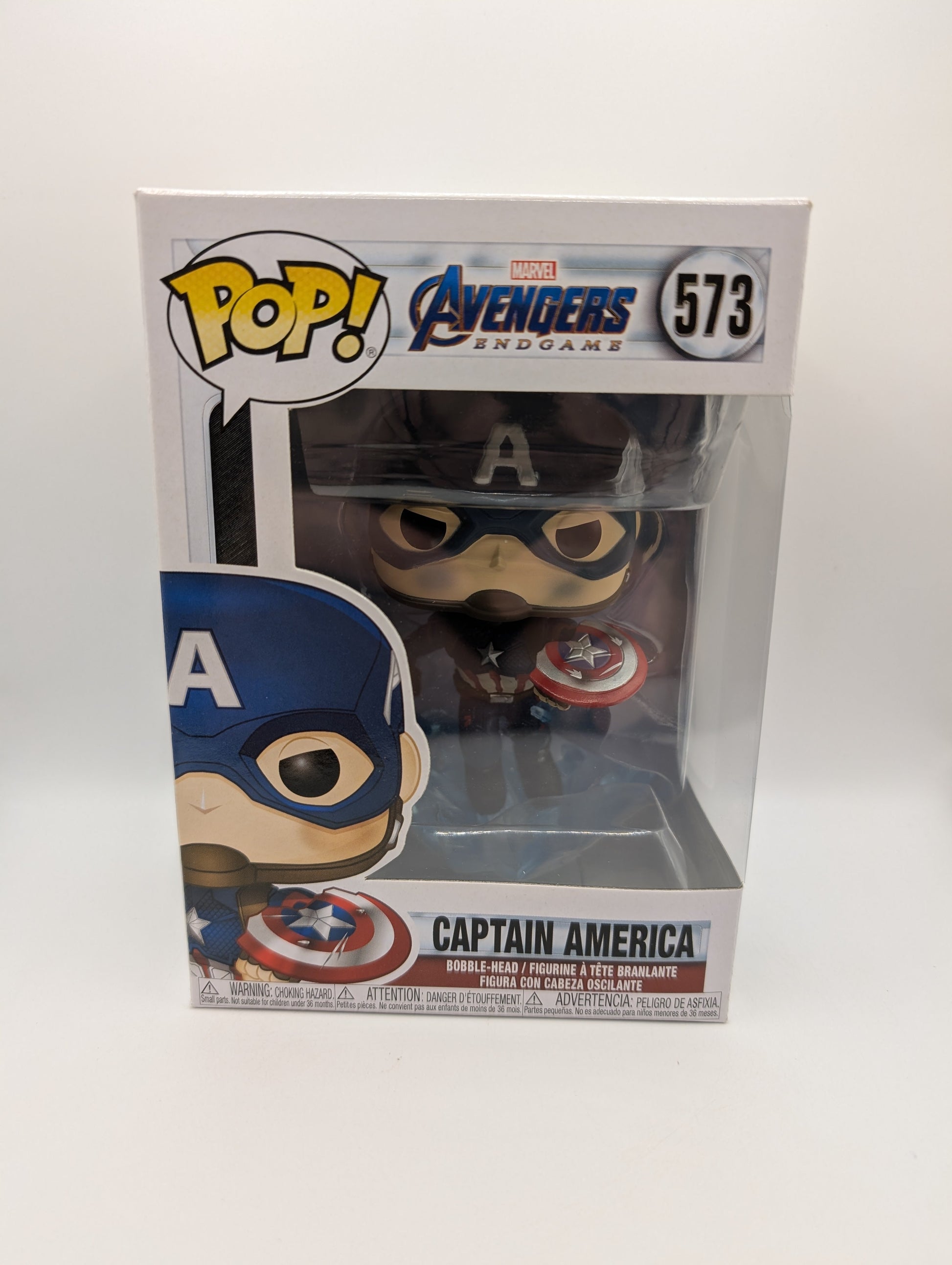 Funko Pop Vinyl - Marvel Avengers: Endgame - Captain America #573 FRENLY BRICKS - Open 7 Days