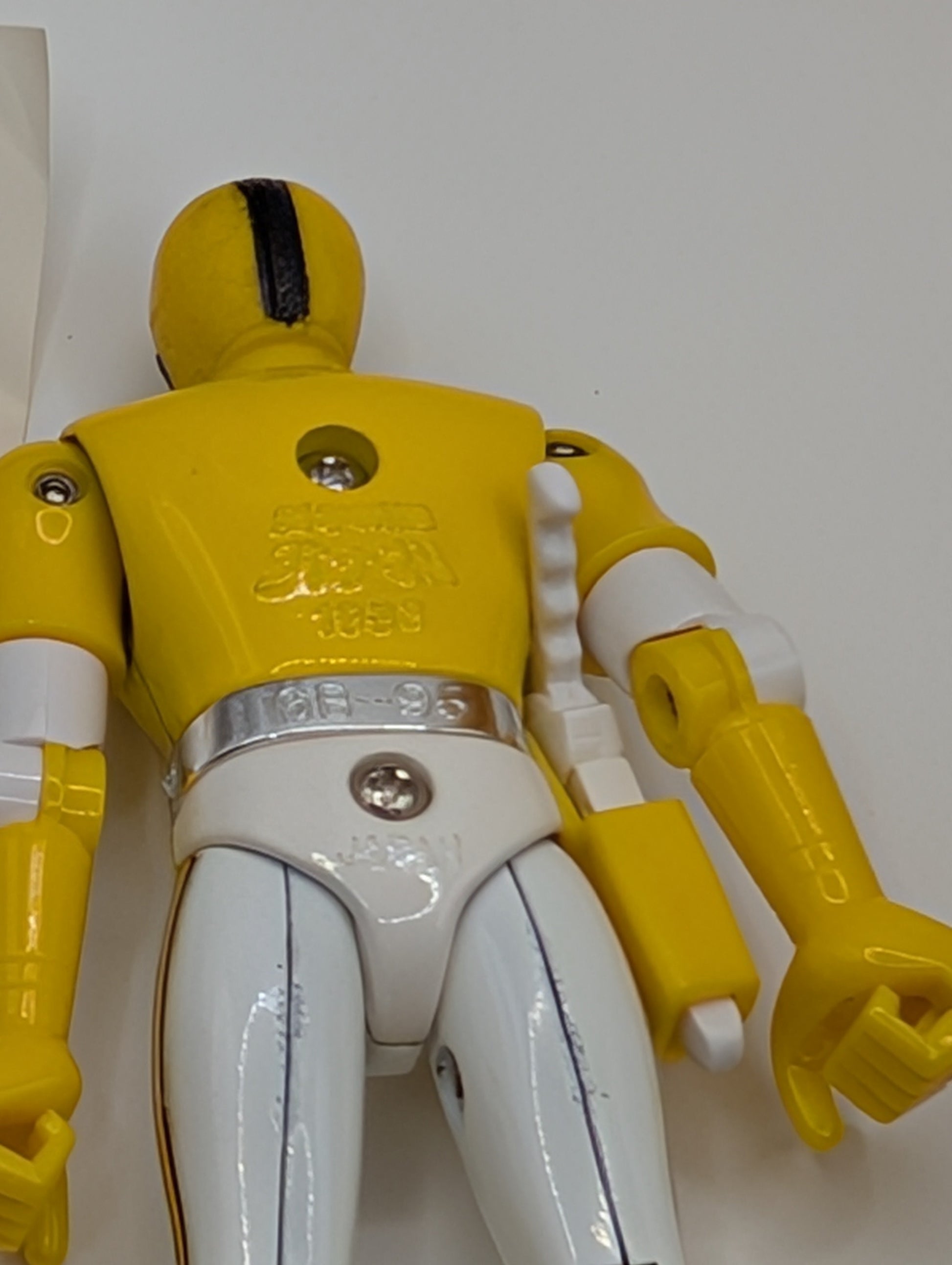 1983 BANDAI JAPAN POWER RANGERS SENTAI DYNAMAN POPY CHOGOKIN MEGA RARE yellow FRENLY BRICKS - Open 7 Days