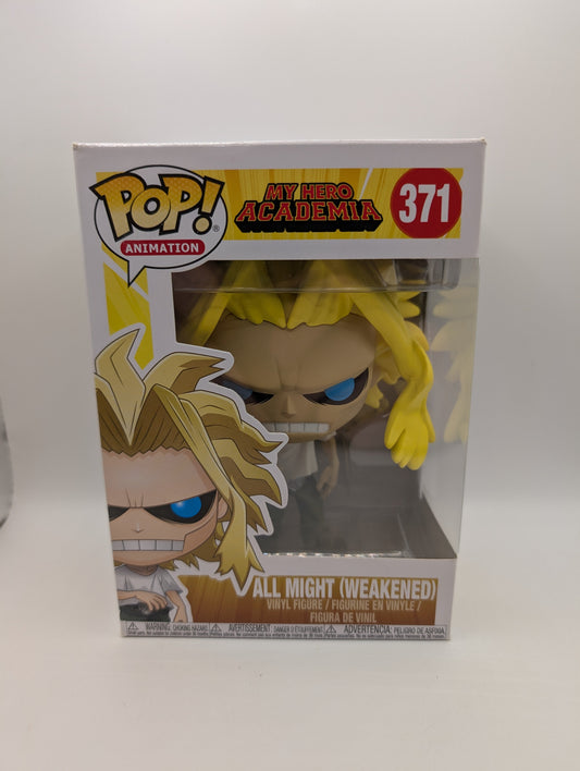 Funko POP! Animation My Hero Academia - All Might (Weakened) #371 - Vinyl FRENLY BRICKS - Open 7 Days
