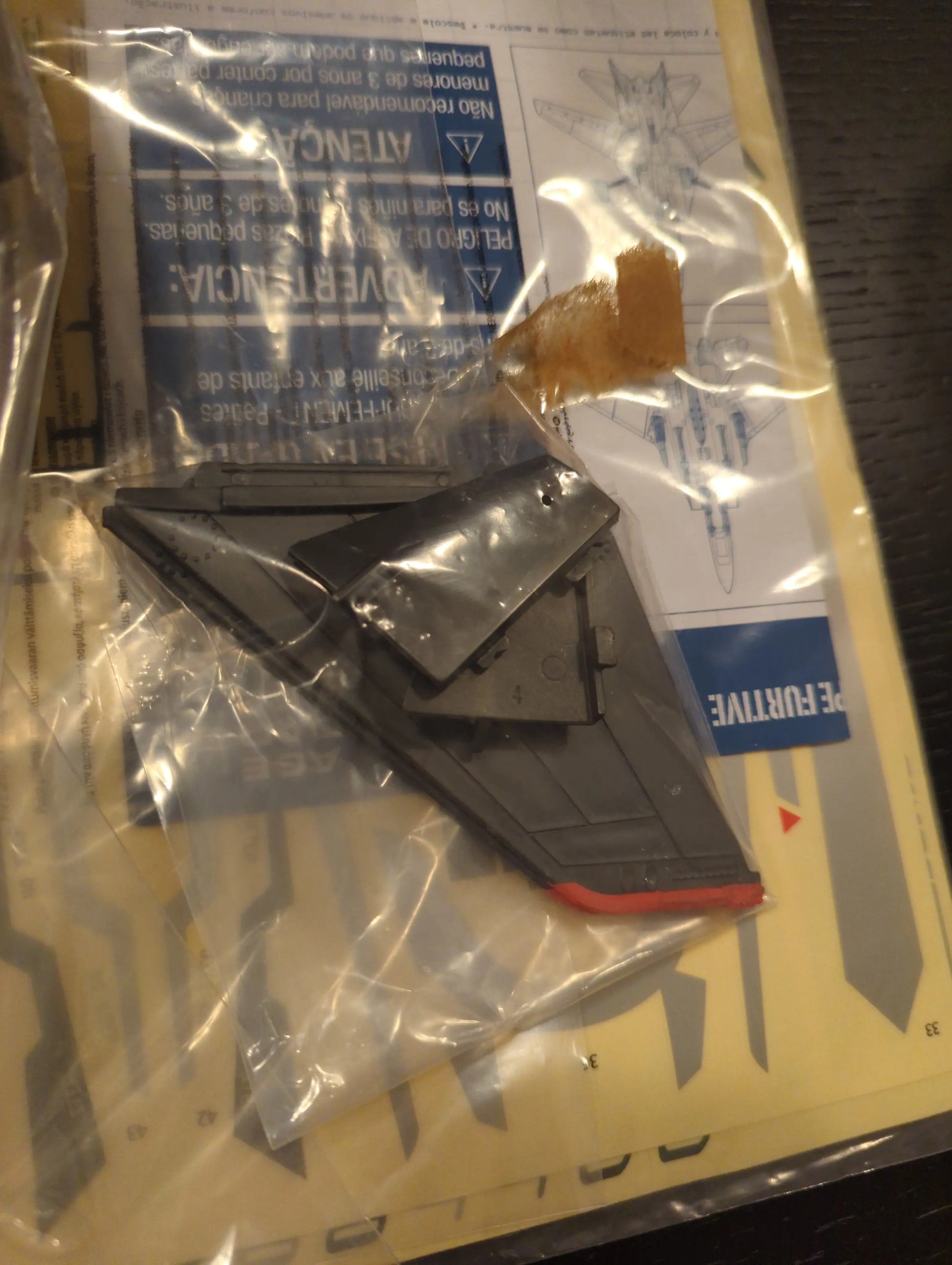 GI Joe 50th Anniversary Skystriker vehicle loose 2015 Silent Strike Stealth bag *missing red cockpit cover* FRENLY BRICKS - Open 7 Days