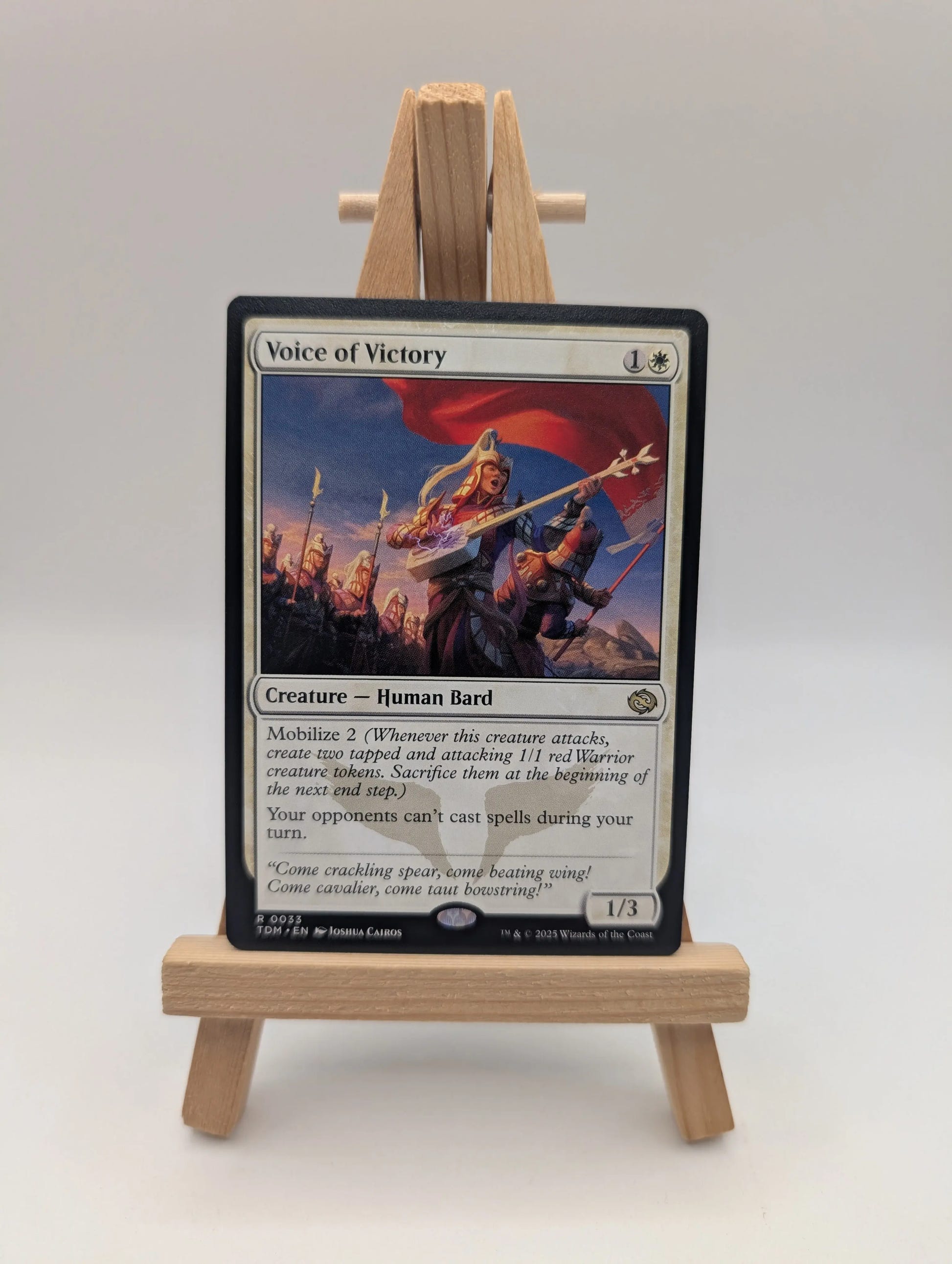 MTG - Voice of Victory - Tarkir: Dragonstorm (0033) NM FRENLY BRICKS - Open 7 Days image 1