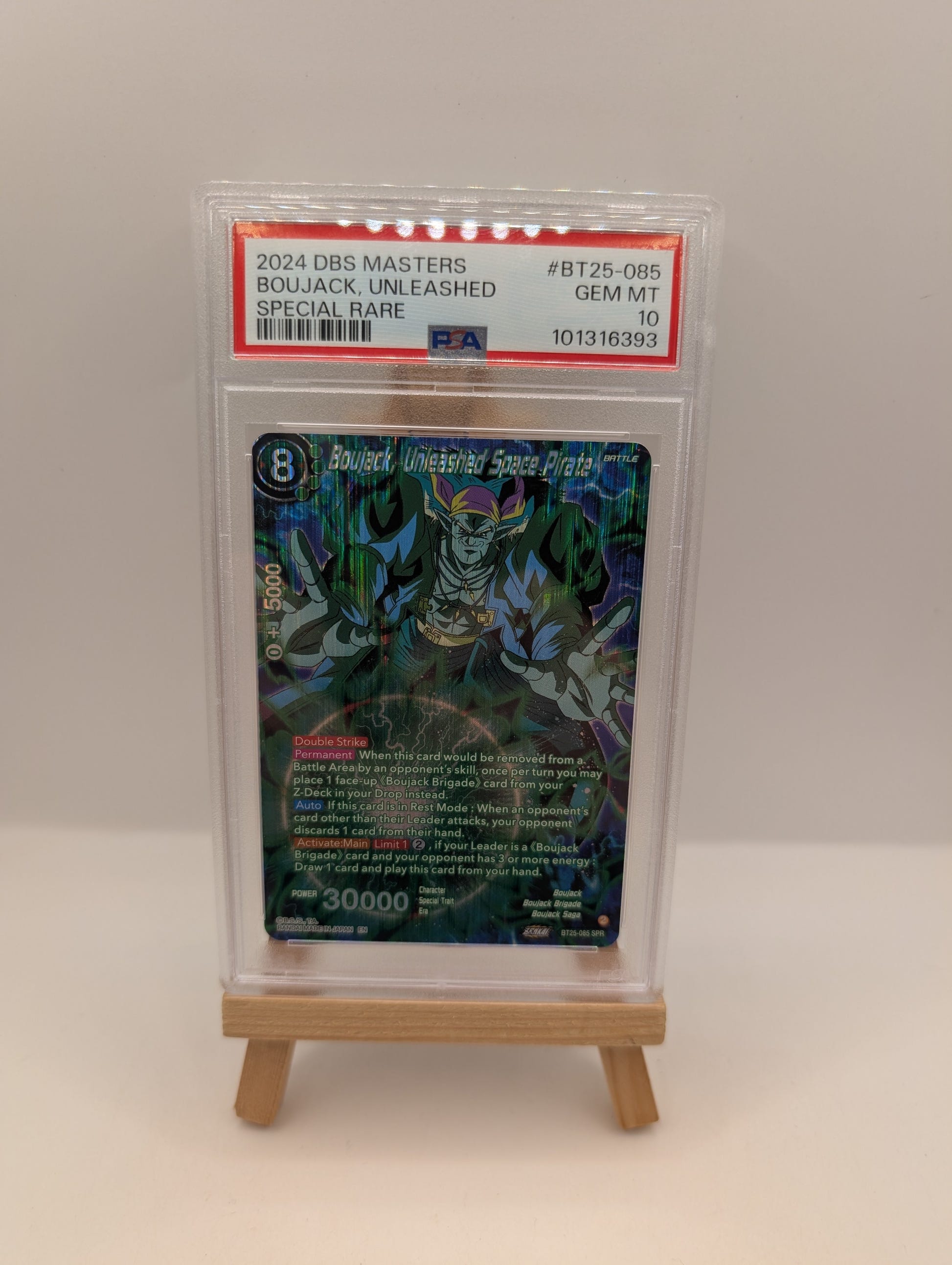 Boujack Unleashed Space Pirate SPR	BT25-085	Dragon Ball Super Card - PSA 10 FRENLY BRICKS - Open 7 Days image 1