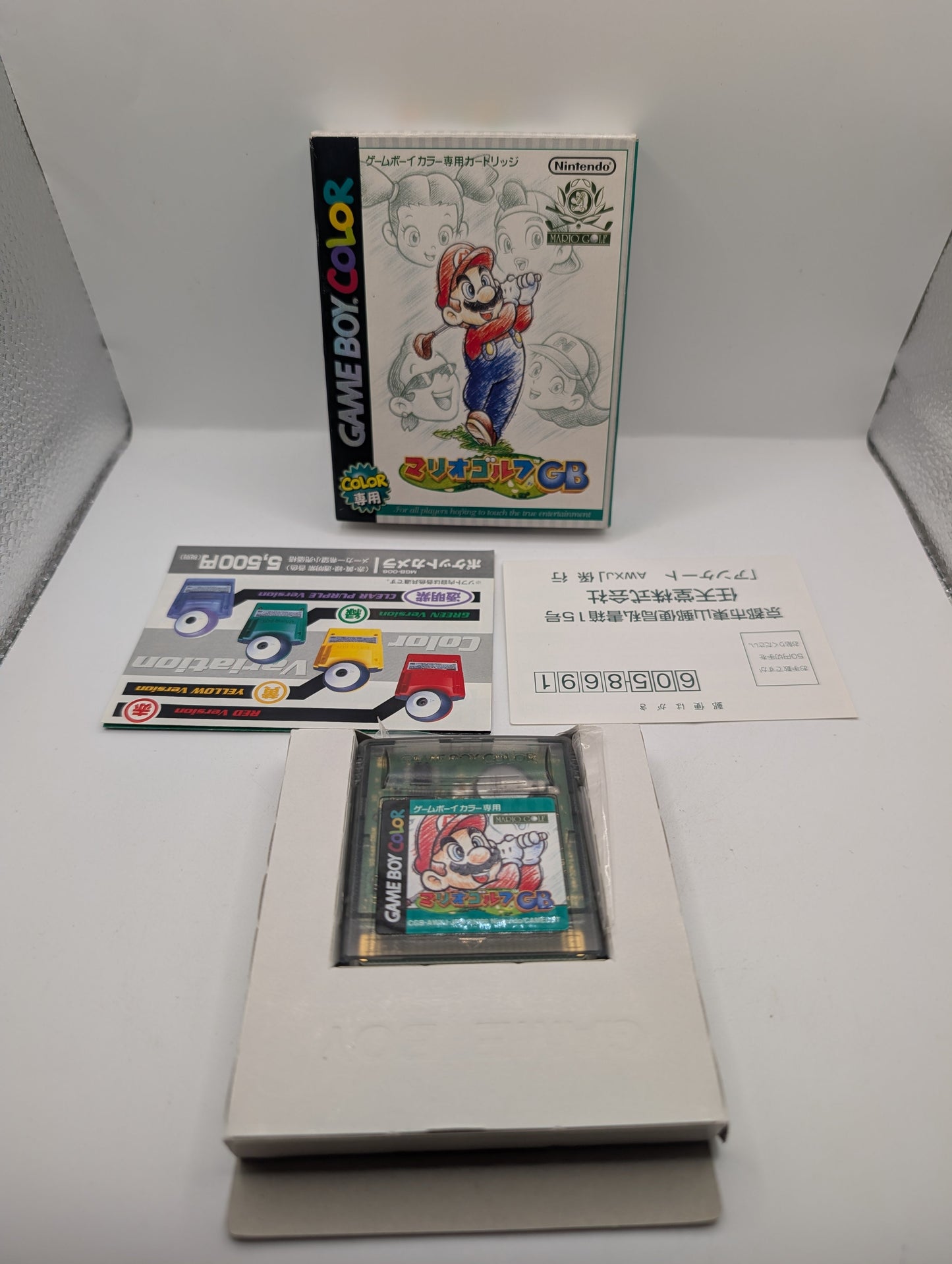 MARIO GOLF Nintendo Game Boy COLOR Japan Import GB GBC Sports Boxed Complete FRENLY BRICKS - Open 7 Days