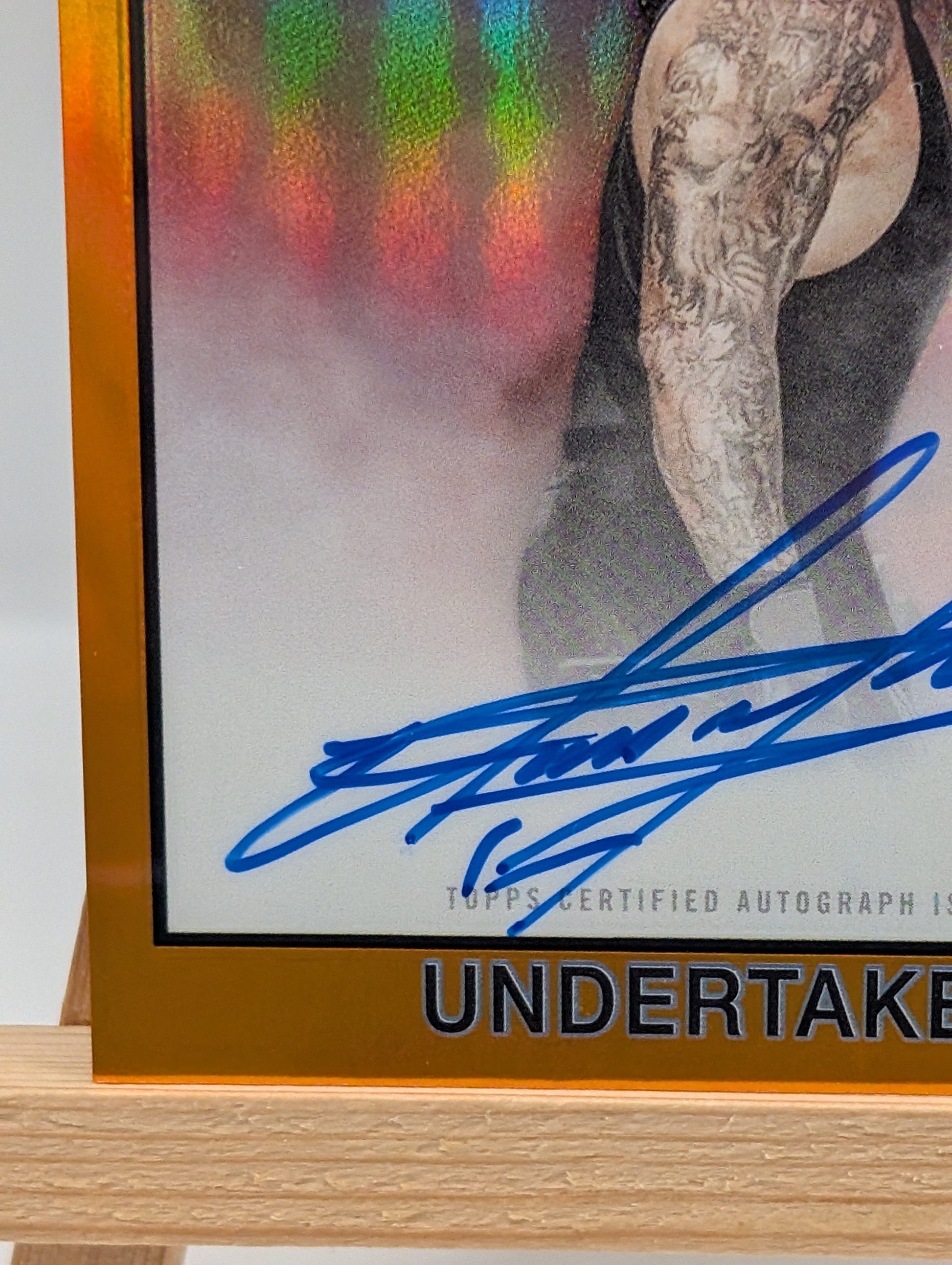 2026 Topps Chrome Undertaker Auto /25 Refractor WWE Signature FRENLY BRICKS - Open 7 Days image 6