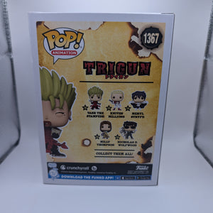 Funko Pop Animation Trigun Vash the Stampede #1367 GAMESTOP EXCLUSIVE FRENLY BRICKS - Open 7 Days