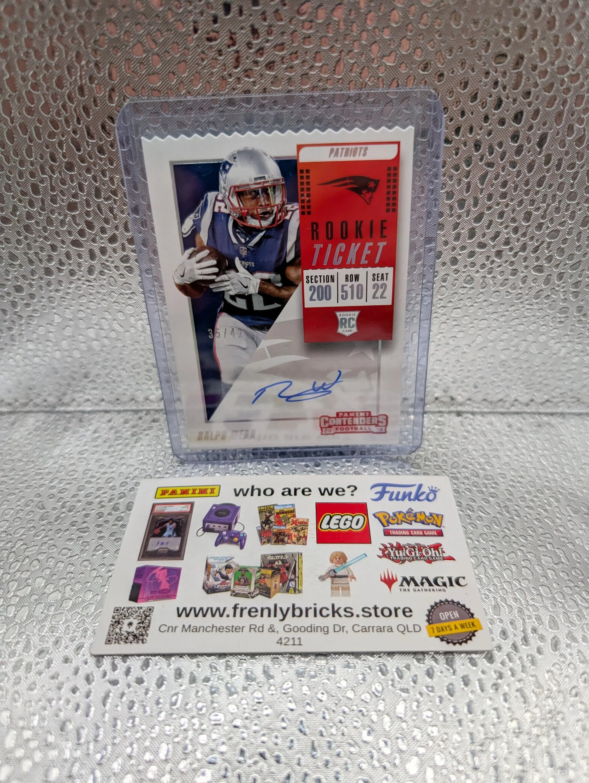 2022 Panini National Treasures Rashod Bateman Sunday Treasures Dual Patch /42 FRENLY BRICKS - Open 7 Days