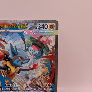 POKEMON MEGA EVOLUTION  MEGA LUCARIO EX 179/132  SPECIAL ILLUSTRATION RARE  SIR FRENLY BRICKS - Open 7 Days