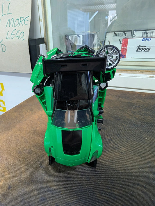 Transformers Age Of Extinction Crosshairs Rare 2014 Green Car Transforming Robot FRENLY BRICKS - Open 7 Days