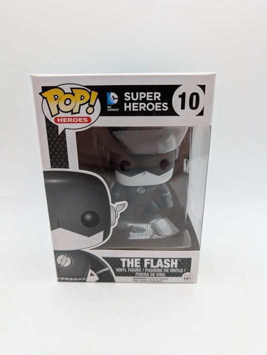 Dc Super Heroes The Flash Black & White Version #10 Funko Pop! FRENLY BRICKS - Open 7 Days