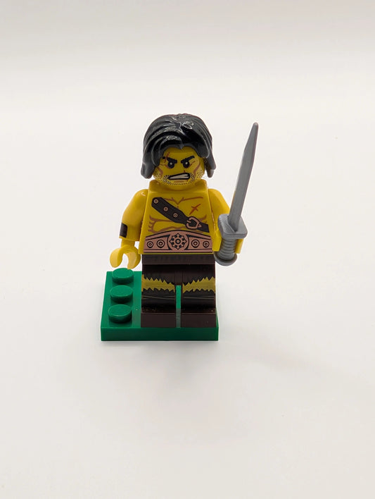Lego Barbarian Minifig Castle Kingdoms Sword Warrior 71002 Minifigures Series 11 FRENLY BRICKS - Open 7 Days