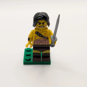 Lego Barbarian Minifig Castle Kingdoms Sword Warrior 71002 Minifigures Series 11 FRENLY BRICKS - Open 7 Days