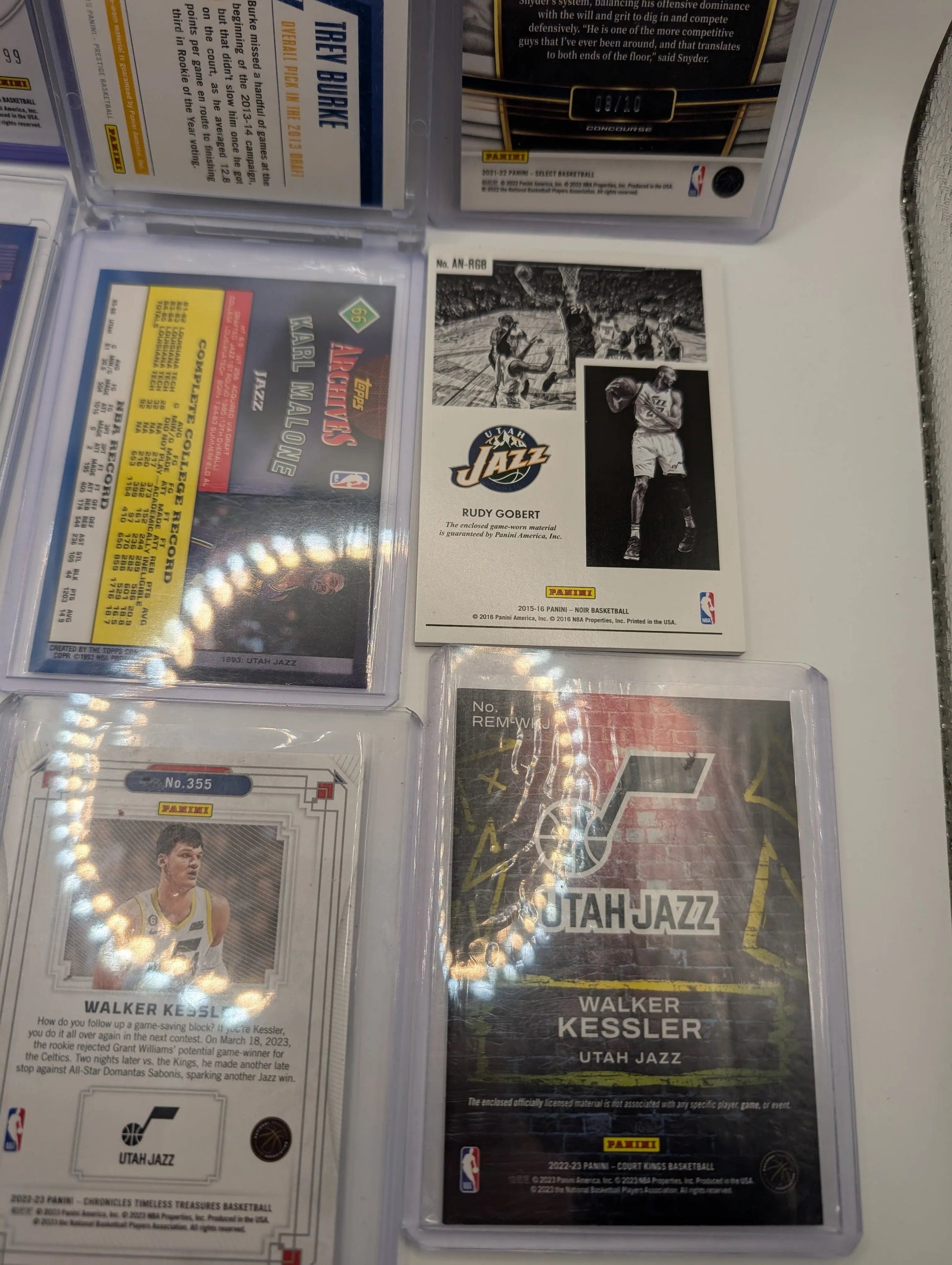 Utah Jazz NBA Basketball Card Lot, Rookies, Patch, Auto, Numbered, Karl Malone FRENLY BRICKS - Open 7 Days