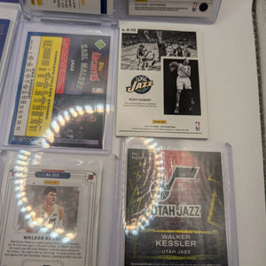 Utah Jazz NBA Basketball Card Lot, Rookies, Patch, Auto, Numbered, Karl Malone FRENLY BRICKS - Open 7 Days