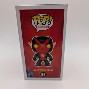Funko Pop DC  52 Reverse Flash #81  VAULTED FRENLY BRICKS - Open 7 Days