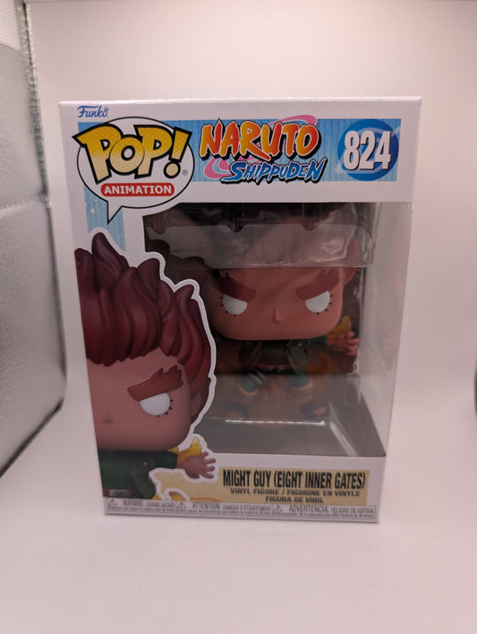 Funko Pop! Vinyl: Naruto Shippuden - Might Guy (Eight Inner Gates) #824 FRENLY BRICKS - Open 7 Days